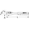 KS Tools 935.1490 935.1490 ráčna 1/4 125 mm