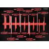 KS Tools 811.1018 sada klíčů 2 mm, 2.5 mm, 3 mm, 4 mm, 5 mm, 6 mm, 7 mm, 8 mm, 10 mm T 8, T 10, T 15, T 20, T 25, T 27, T 30, T 40, T 50 18dílná