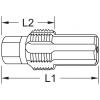 KS Tools 150.2542 150.2542 univerzální prořezávač závitů metrický M14 x 1.5 Speciální nástrojová ocel 1 ks