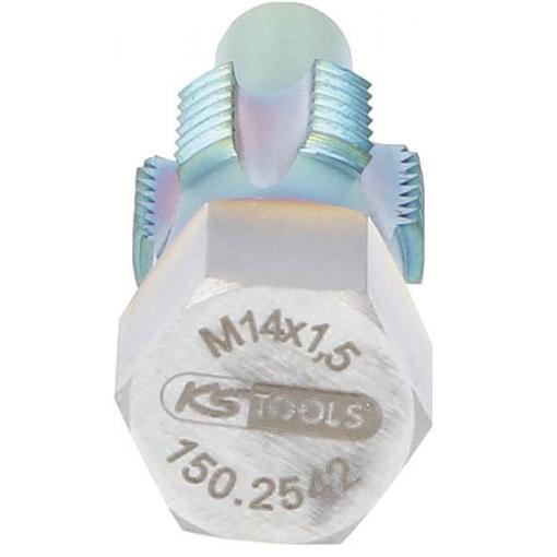 KS Tools 150.2542 150.2542 univerzální prořezávač závitů metrický M14 x 1.5 Speciální nástrojová ocel 1 ks