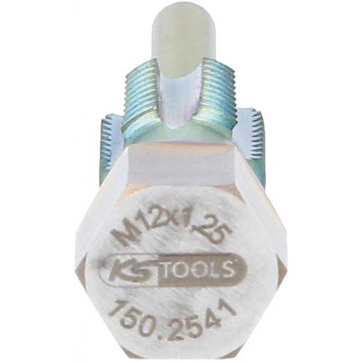 KS Tools 150.2541 150.2541 univerzální prořezávač závitů metrický M12 x 1.25 Speciální nástrojová ocel 1 ks