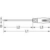 KS Tools 117.5025 šroubovák pro šrouby Microstix Šířka čepele: 2.5 mm DIN 5264, DIN ISO 2380, DIN EN 60900