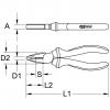 KS Tools 117.5401 kombinované kleště, 210 mm