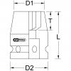 KS Tools 515.1069 515.1069 Nástrčný klíč E 10 1/4