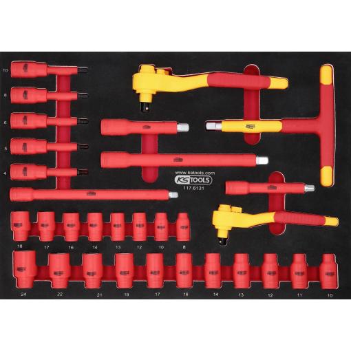 KS Tools 117.6131 sada nástrčných klíčů, 117.6131