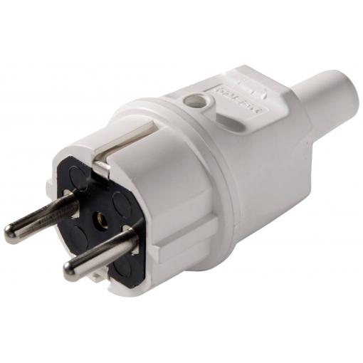 Martin Kaiser 514/kws zástrčka PVC 250 V bílé vápno IP44