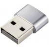 Renkforce USB 2.0 adaptér [1x USB 2.0 zástrčka A - 1x USB-C® zásuvka] hliníková zástrčka