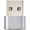 Renkforce USB 2.0 adaptér [1x USB 2.0 zástrčka A - 1x USB-C® zásuvka] hliníková zástrčka
