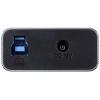 Renkforce RF-6027504 USB Hub 10 portů USB-A USB 3.1 Gen2 10 GBit/s lze spínat jednotlivě, s hliníkovým krytem stříbrnočerná RF-6027504