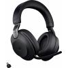 Jabra Evolve2 85 MS Headset uzavřená (Over Ear) Bluetooth®, kabelová stereo černá Redukce šumu mikrofonu regulace hlasitosti, Indikátor nabití, Vypnutí zvuku