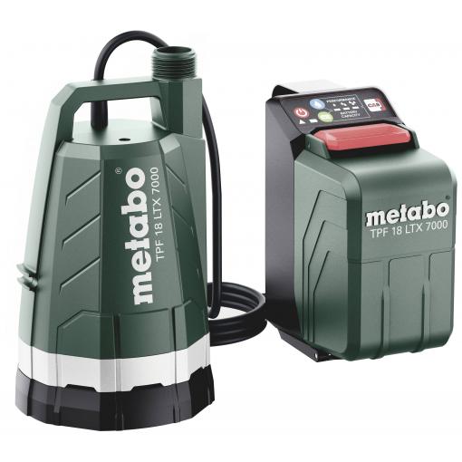 Metabo 601748850 TPF 18 LTX 7000  Akku ponorné čerpadlo 7000 l/h 9 m