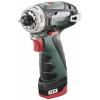 Metabo PowerMaxx BS Basic Set aku vrtací šroubovák, 12 V, 2 Ah Li-Ion vč. 2x aku, vč. nabíječky, bezkartáčové, kufřík, vč. příslušenství, 600080710