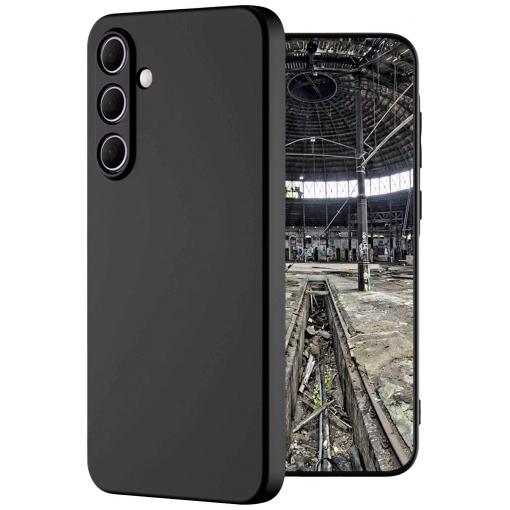 JT Berlin BackCase Pankow Soft zadní kryt na mobil Samsung Galaxy A55 5G černá odolné vůči nárazům 11053