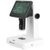 TOOLCRAFT TO-9076404 TOOLCRAFT 12.7 cm (5) LCD digitální mikroskop s polarizátorem 300 x dopadající světlo, procházející světlo