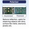 TOOLCRAFT TO-9076404 TOOLCRAFT 12.7 cm (5) LCD digitální mikroskop s polarizátorem 300 x dopadající světlo, procházející světlo