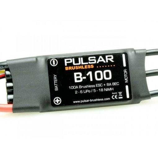 Pichler Modellbau PULSAR B-100 auto Brushless Zatížitelnost (max. A): 120 A