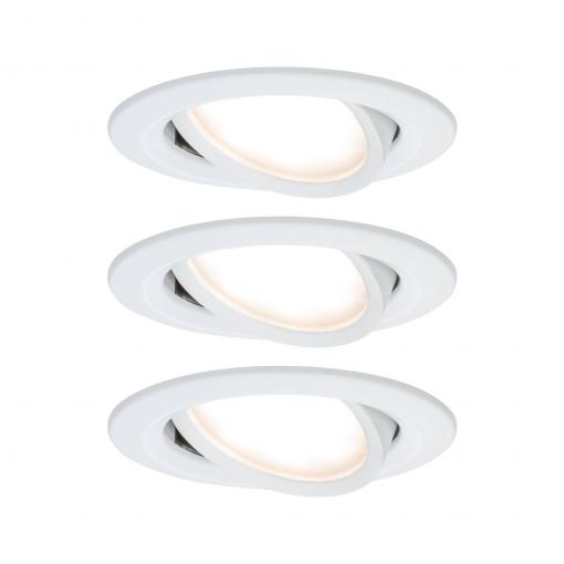 Paulmann 4064161325842 Nova vestavné svítidlo, LED, LED, 24 W, bílá (matná), sada 4 ks