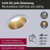 Paulmann 4064161325903 vestavné svítidlo, LED, 26 W, bílá, zlatá, sada 4 ks