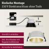 Paulmann 4064161325903 vestavné svítidlo, LED, 26 W, bílá, zlatá, sada 4 ks