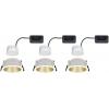Paulmann 4064161325903 vestavné svítidlo, LED, 26 W, bílá, zlatá, sada 4 ks