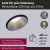 Paulmann 4064161325927 vestavné svítidlo, LED, 24 W, černá, stříbrná