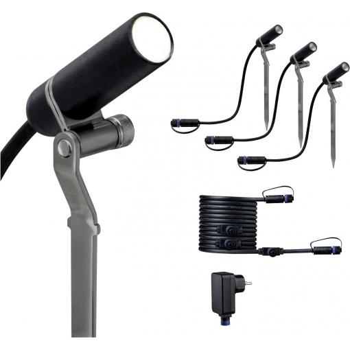 Paulmann Plantini 4064161325941 Osvětlovací systém Plug&Shine startovací sada LED zahradních reflektorů LED 10 W antracitová