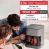 Panasonic NF-CC500SXE horkovzdušná fritéza 5 l 1450 W Cool touch pouzdro, Přidání páry, Digitální časovač, LCD displej, Kontrolní okénko, automatický