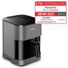 Panasonic NF-CC500SXE horkovzdušná fritéza 5 l 1450 W Cool touch pouzdro, Přidání páry, Digitální časovač, LCD displej, Kontrolní okénko, automatický