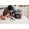 Panasonic NF-CC500SXE horkovzdušná fritéza 5 l 1450 W Cool touch pouzdro, Přidání páry, Digitální časovač, LCD displej, Kontrolní okénko, automatický