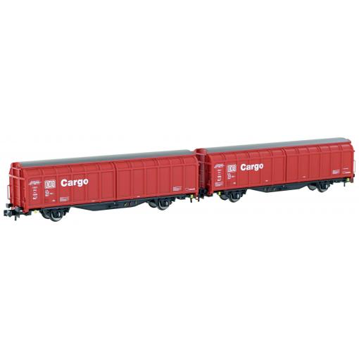 Hobbytrain H24651 Sada 2 KS posuvných nástěnných vozů Hblaclns DB Cargo