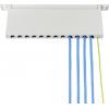 Renkforce RF-4996628 12 portů patch panel 254 mm (10) CAT 6A 0.5 U šedá osazený