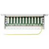 Renkforce RF-4996628 12 portů patch panel 254 mm (10) CAT 6A 0.5 U šedá osazený