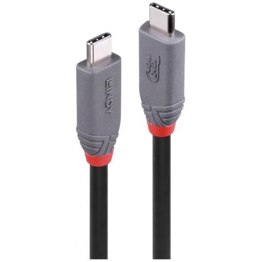 LINDY Kabel USB-C USB 4.0 USB-C ® zástrčka 0.80 m černá 36956