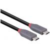 LINDY Kabel USB-C USB 4.0 USB-C ® zástrčka 2.00 m černá 36958