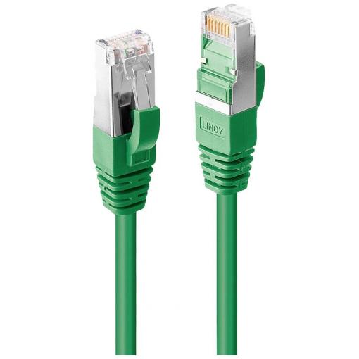LINDY 47682 RJ45 síťové kabely, propojovací kabely CAT 6A S/FTP 7.50 m zelená 1 ks