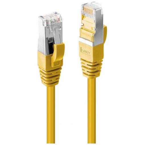 LINDY 47865 RJ45 síťové kabely, propojovací kabely CAT 6A S/FTP 3.00 m žlutá 1 ks