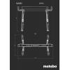 Metabo MAB 82, 626990000, Pracovní stojan, 590 kg, 10.2 kg, 2 ks