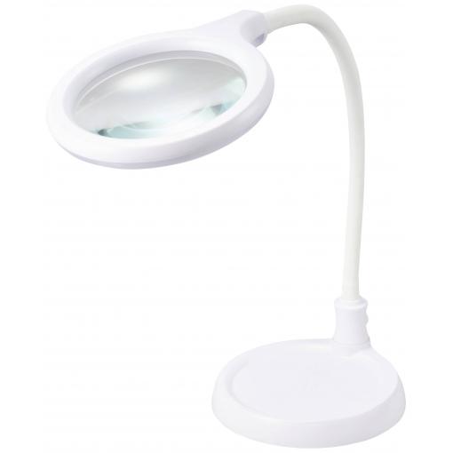 TOOLCRAFT TO-9176673 stolní lupa s LED osvětlením zvětšení: 1.75 x bílá