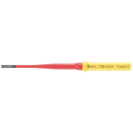 Wera Kraftform Kompakt VDE 60 iS 0,6 x 3,5 x 157 mm TIE pro elektrotechniky plochý výměnné bity s rukojetí 3.5 mm