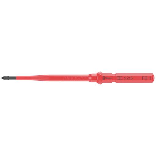 Wera Kraftform Kompakt VDE 62 iS PH 1 x 157 mm TIE pro elektrotechniky křížový výměnné bity s rukojetí 2.5 mm PH 1
