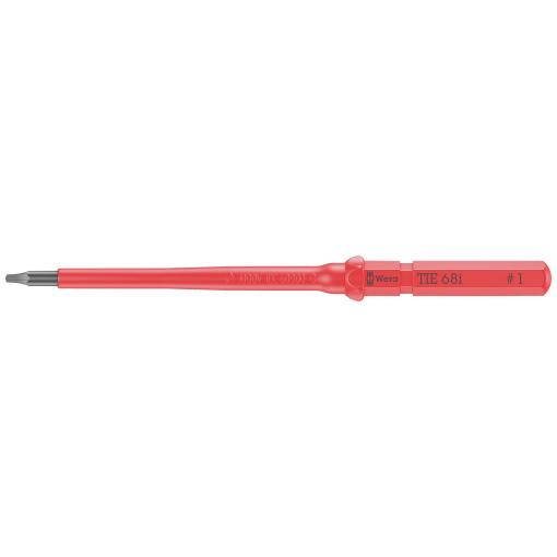 Wera Kraftform Kompakt VDE 68 i # 1 x 157 mm TIE pro elektrotechniky vnitřní čtyřhran výměnné bity s rukojetí 1 mm