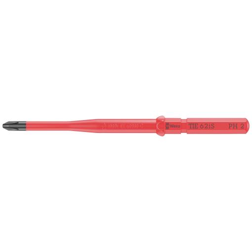Wera Kraftform Kompakt VDE 62 iS PH 2 x 157 mm TIE pro elektrotechniky křížový výměnné bity s rukojetí PH 2