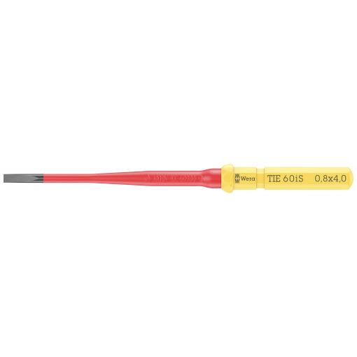 Wera Kraftform Kompakt VDE 60 iS 0,8 x 4,0 x 157 mm TIE pro elektrotechniky plochý výměnné bity s rukojetí 4.0 mm