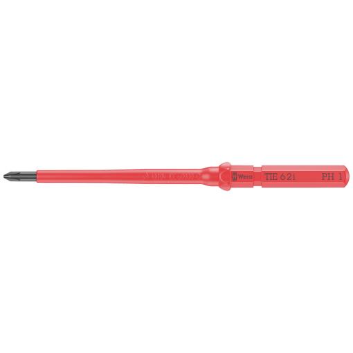 Wera Kraftform Kompakt VDE 62 i PH 1 x 157 mm TIE pro elektrotechniky křížový výměnné bity s rukojetí PH 1