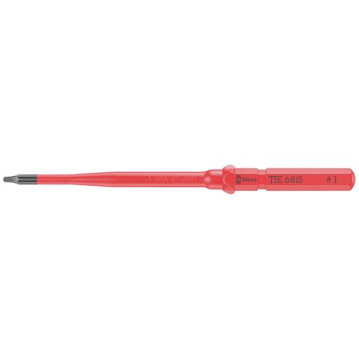 Wera Kraftform Kompakt VDE 68 iS # 1 x 157 mm TIE pro elektrotechniky vnitřní čtyřhran výměnné bity s rukojetí 1 mm
