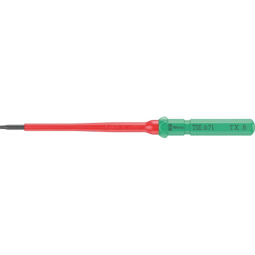 Wera Kraftform Kompakt VDE 67 i TX 8 x 157 mm TIE pro elektrotechniky TORX výměnné bity s rukojetí TX 8