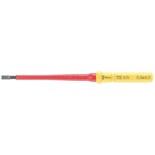 Wera Kraftform Kompakt VDE 60 i 0,8 x 4,0 x 157 mm TIE pro elektrotechniky plochý výměnné bity s rukojetí 4.0 mm