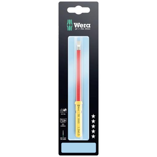 Wera Kraftform Kompakt VDE 3060 i 1,2x6,5x157 mm TIE SB pro elektrotechniky plochý výměnné bity s rukojetí 6.5 mm