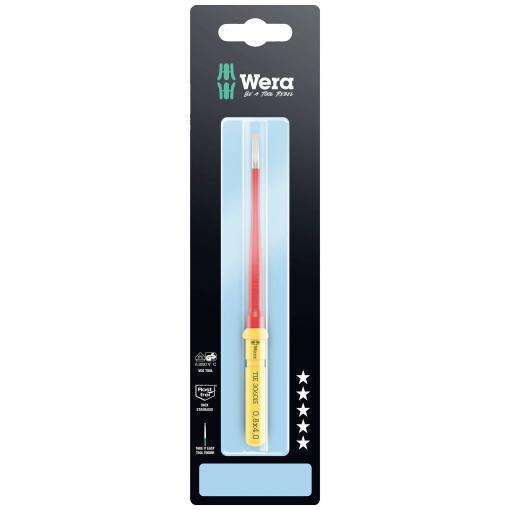 Wera Kraftform Kompakt VDE 3060 iS 0,8x4,0x157mm TIE SB pro elektrotechniky plochý výměnné bity s rukojetí 4.0 mm