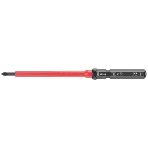 Wera Kraftform Kompakt VDE 65 i PZ 1 x 157 mm TIE pro elektrotechniky Pozidriv výměnné bity s rukojetí PZ 1